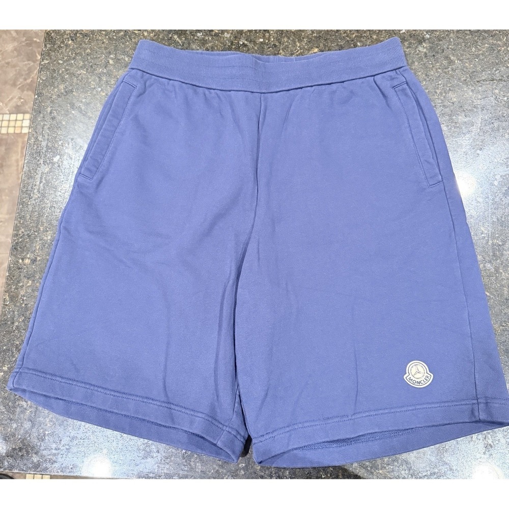 Moncler x Collaboration Mercedes-Benz NIGO Blue Sweat Shorts Size 3/ Large Men's
